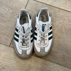 Adidas Kids Sambas - white / green